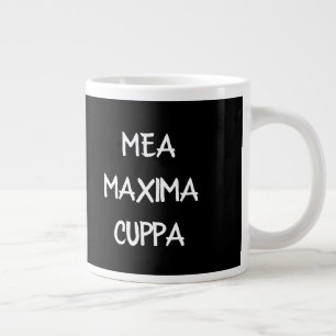 Humorales lateinkatholisches Mea Maxima Cuppa Jumbo-Tasse