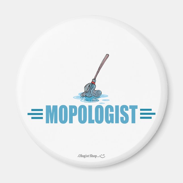 Humorales Mop Mopping Magnet (Vorne)
