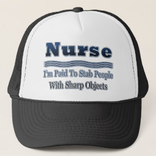 Humorales Nurse-Sprichwort Truckerkappe