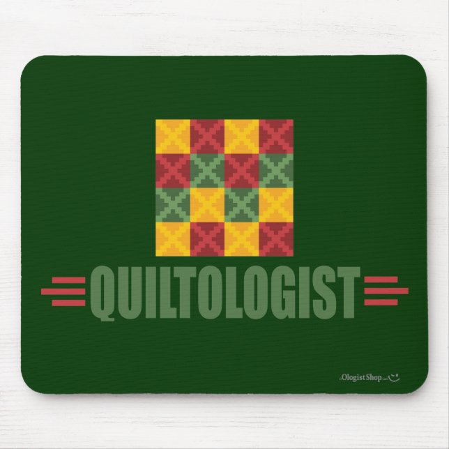 Humorales Quiltieren Mousepad (Vorne)