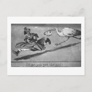 Humorales Vintages Postcard Baby Postkarte