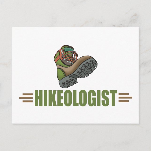 Humorales Wandern Postkarte (Vorderseite)