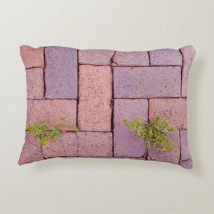 Humorales Weeds Pastellmuster Dekokissen