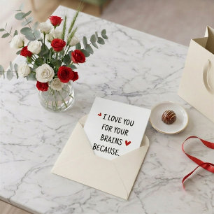 Humorales Zitat I Liebe Du Funny Valentinstag Karte