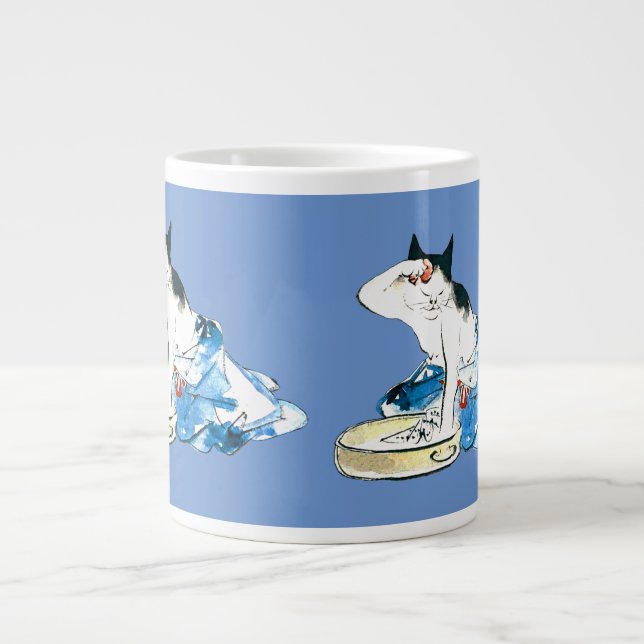Humore japanische Katzenbäder II Jumbo-Tasse (Vorderseite)