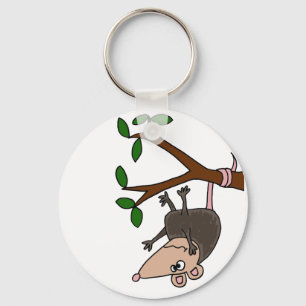 Humore Possum Dangling aus Baum Schlüsselanhänger