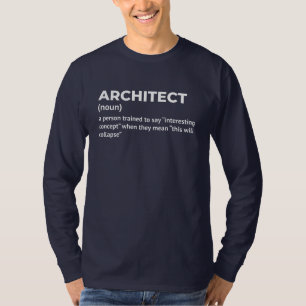 Humorer Architekt definiert den langen Sieg von Mä T-Shirt