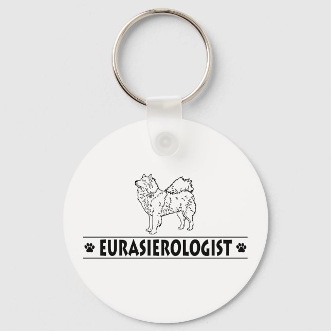 Humorer Eurasier Schlüsselanhänger (Vorderseite)