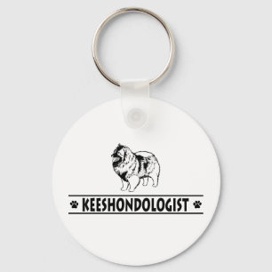 Humorer Keeshond Schlüsselanhänger