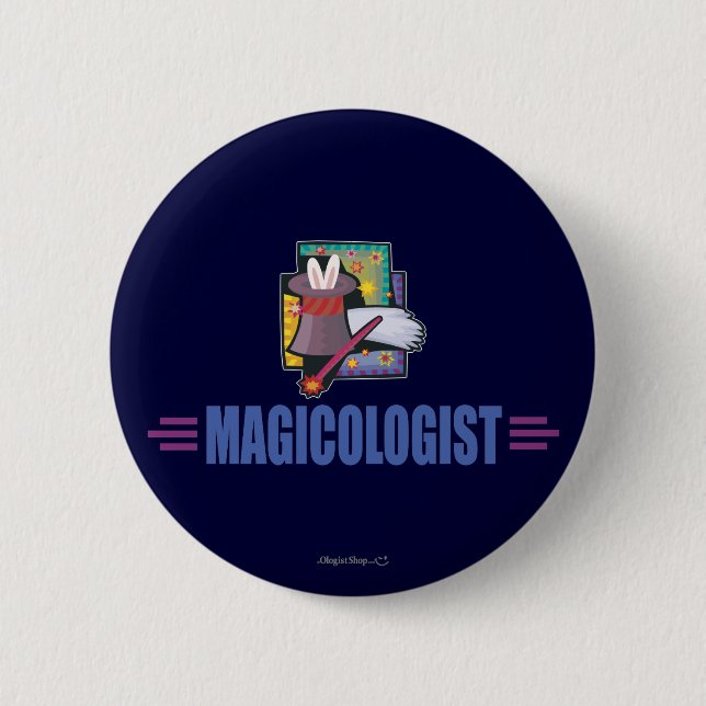 Humorer Magier Button (Vorderseite)