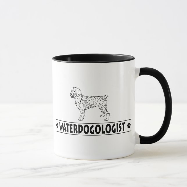 Humorer spanischer Wasserhund Tasse (Rechts)