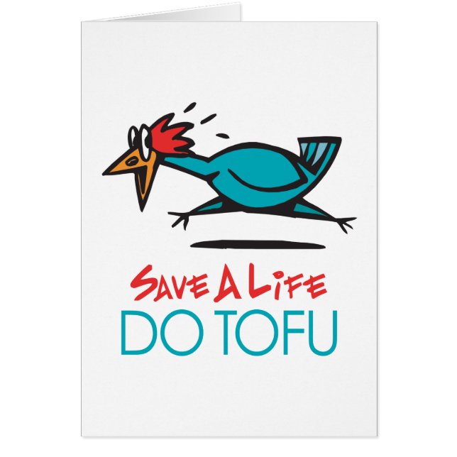 Humoriges Tofu Design (Vorne)