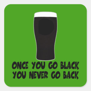 Humoririsch Quadratischer Aufkleber