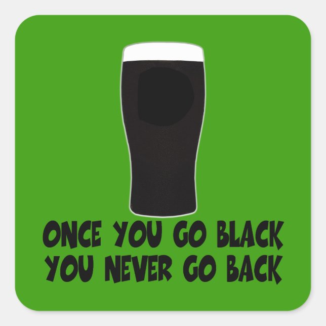 Humoririsch Quadratischer Aufkleber (Vorderseite)