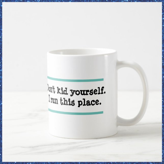 Humorisch führe ich dieses Angebot Kaffeetasse (Bookmark my store! https://www.zazzle.com/store/capricepetit)
