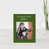 Humorisch lange irische Geschichten kurz Card