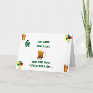 Humorische "Alte Furz" Geburtstagskarte Karte