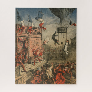 Humorische Druckausgabe eines Theaterdarstellers Puzzle