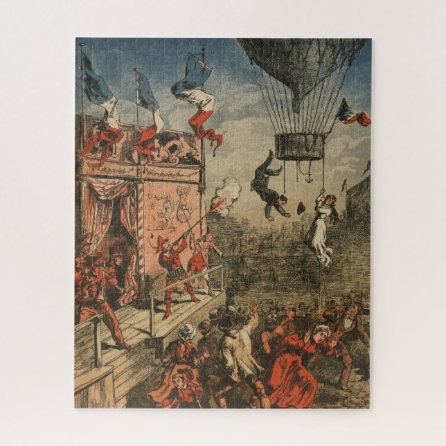 Humorische Druckausgabe eines Theaterdarstellers Puzzle (Vertikal)