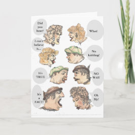 Humorische Gerüchte - Geburtstage sind gut für dic Karte