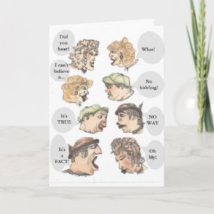 Humorische Gerüchte - Geburtstage sind gut für dic Karte