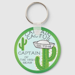 Humoristisch "Captain Cactus" von der Hochsee Schlüsselanhänger