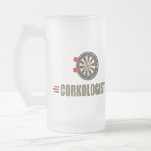 Humoristische Darm Mattglas Bierglas