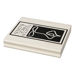 Humoristischer Design-Stempel, "Glutenfreie Brötch Gummistempel