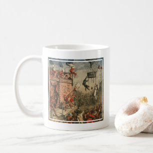Humoristischer Druck eines Theaterschauspielers Kaffeetasse