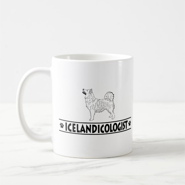 Humoristischer Schafhund Tasse (Links)