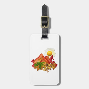 Humoristisches Ketchup-Gone-Squatchin für Bacon Gepäckanhänger