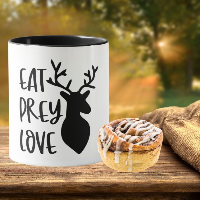 Humorose Eat Prey Liebe Tasse (Von Creator hochgeladen)