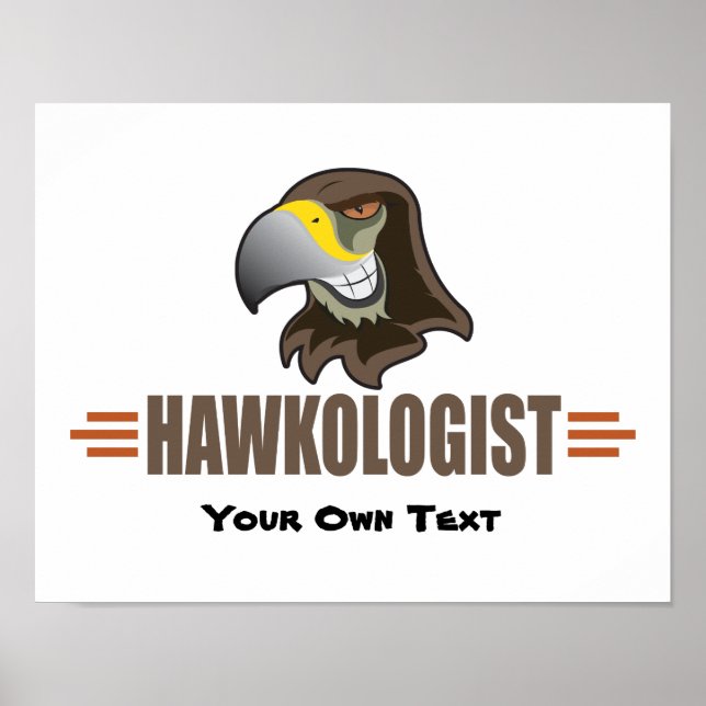 Humorose Hawk Hawks Poster (Vorne)