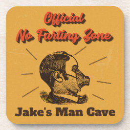 Humorose Keine Farbezone gelb Getränkeuntersetzer