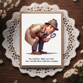 Humorous Customizable Any Occasion Postcard Postkarte