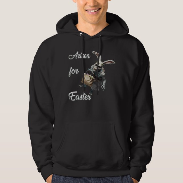 Humorous Easter Zombie Hoodie (Vorderseite)