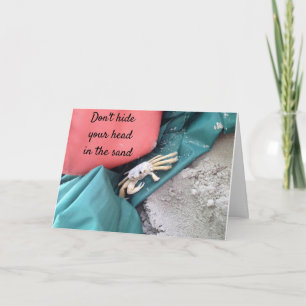 HUMOROUS **GEBURTSTAG** STRANDKARTE KARTE