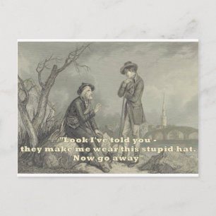 Humorous Greetings Card Fun Scottish Birthday Postkarte