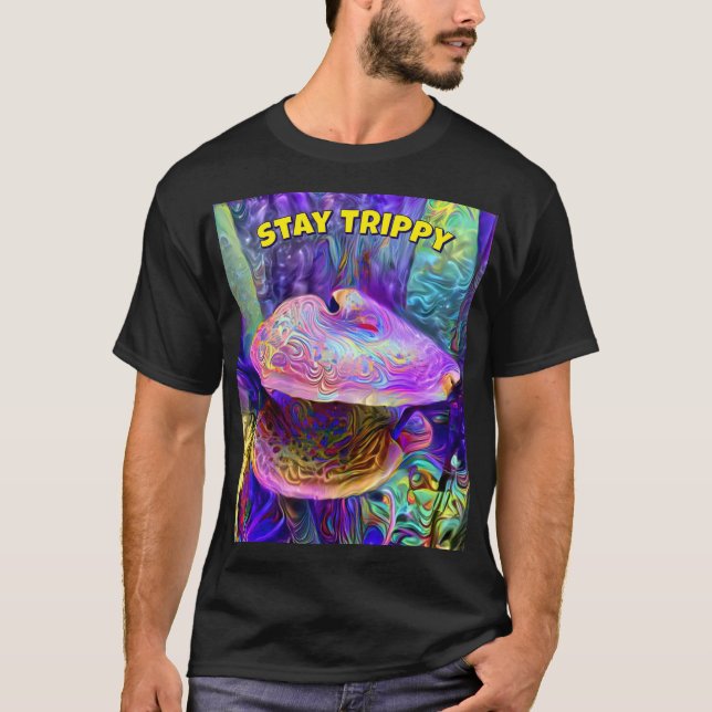 Humorous “Stay Trippy” T-shirt (Vorderseite)