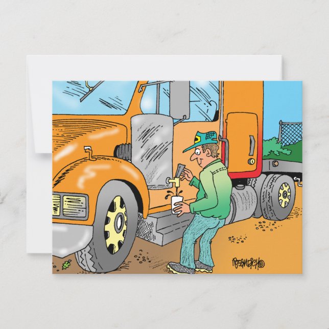 HUMOROUS TRUCKER CARTOON GIFTS (Vorderseite)