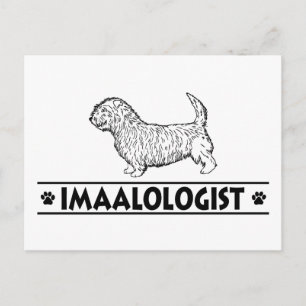 Humors Glen of Imaal Terrier Postkarte