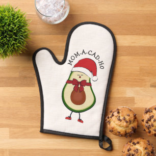 Humors Holiday Gift Santa avocado Ofenhandschuh