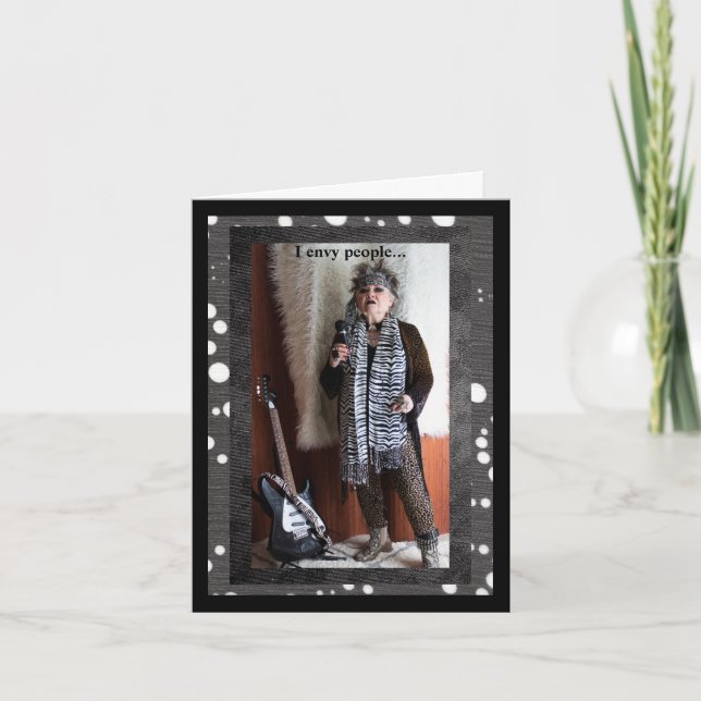 Humorvoll alternd gracefly Birthday Karte (Vorderseite)