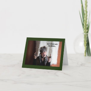 Humorvoll Don't Mess mit der Irish Card Karte