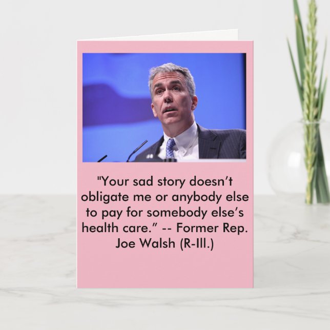 Humorvoll erhalten Sie wohle Karte (Vorderseite)