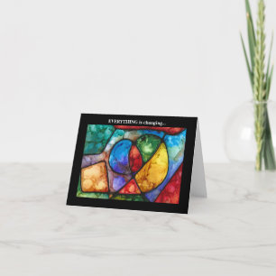 Humorvoll ernst ... alles verändert sich karte