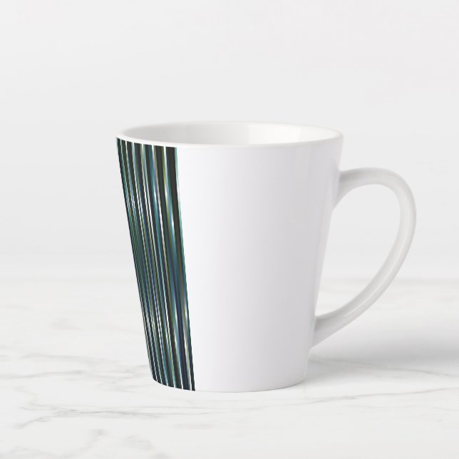 humorvoll gestreifte milchtasse (Rechts)