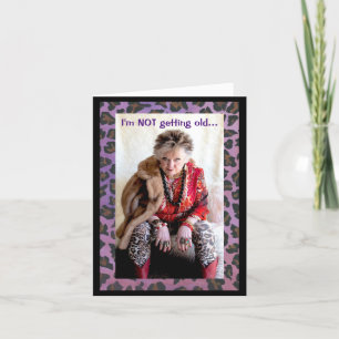 Humorvoll mit langsam altem Lösungsmittel Karte