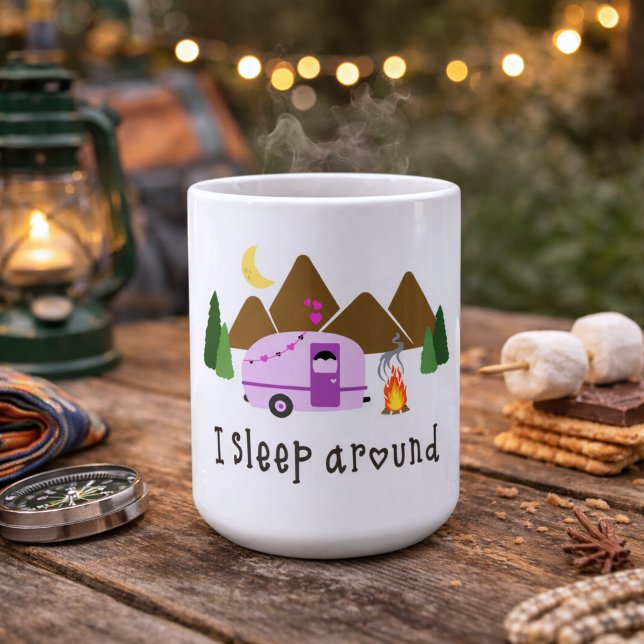 Humorvoll schlafe ich umher kaffeetasse (Von Creator hochgeladen)