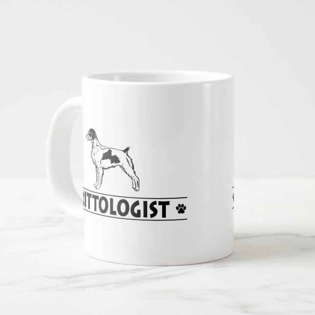 Humorvolle Bretagne Jumbo-Tasse (Vorderseite Links)